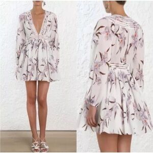 🌺 Zimmermann Corsage Plisse Orchid dress S